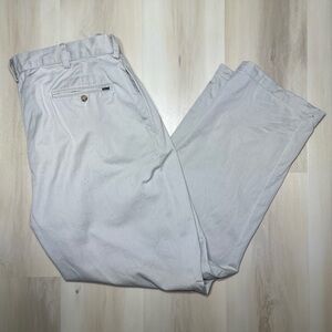 Polo Ralph Lauren Chino Pants Men’s Sz 36x30 Beige Classic Fit Pleated Straight